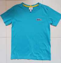 T-shirt Lacoste azul tam.8/128cm
