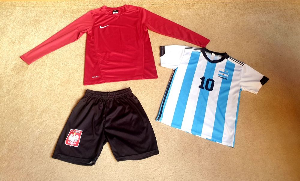 Strój piłkarski nike/ Messi 128/134 -140 cm