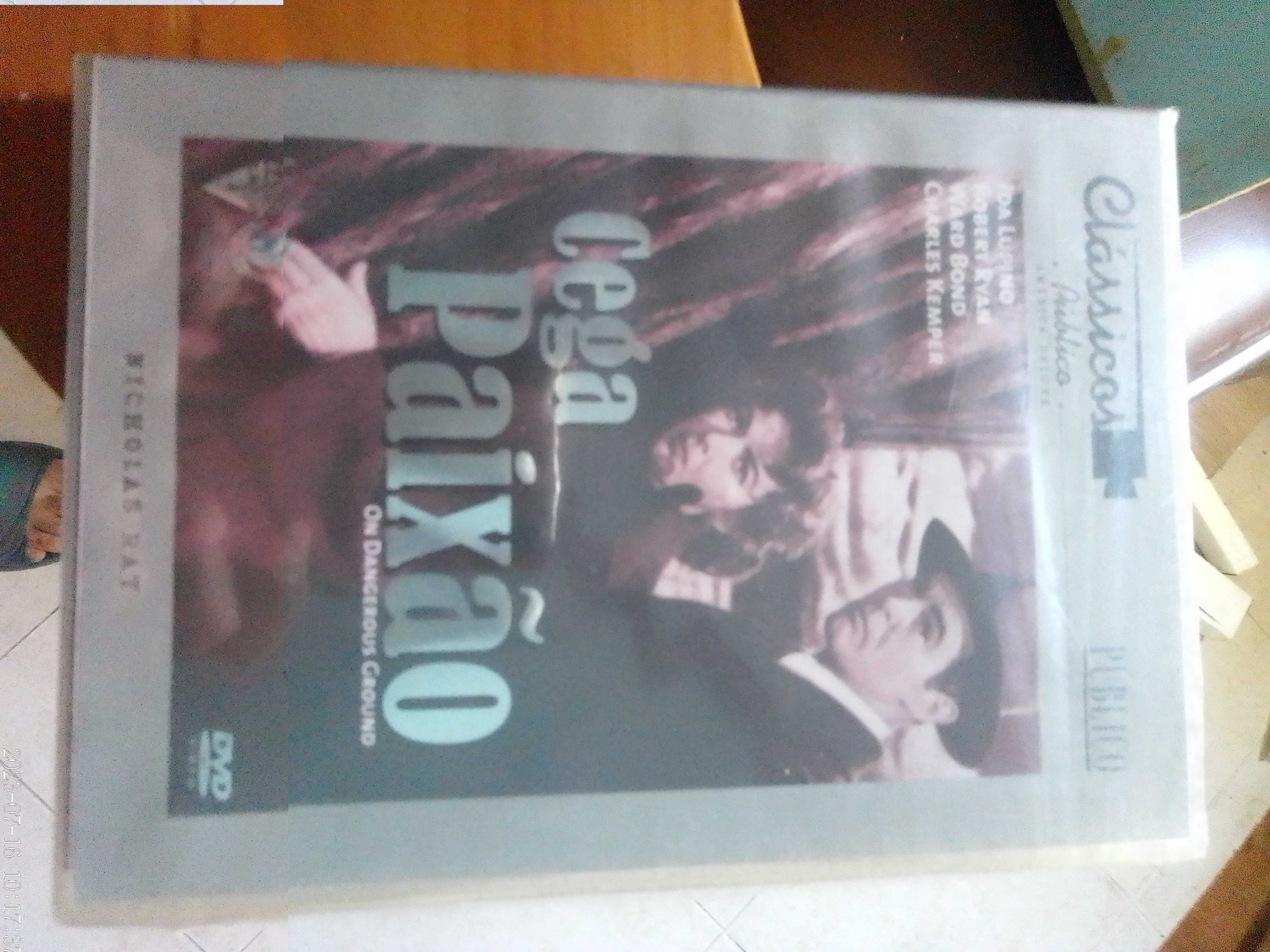 Dvd NOVO SELADO Cega Paixão Filme de 1951 Ray Ida Lupino Robert Ryan