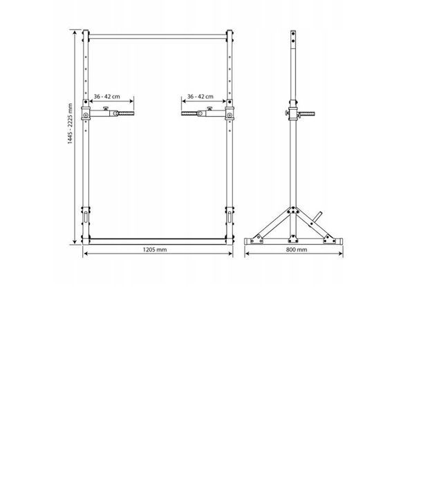 Drążek do podciągania K-Sport KSSL060/DIP do 280kg