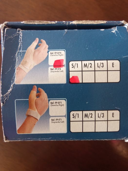 Orteza stabilizator kciuka prawego Orliman Manutec Rizart rozmiar S/1