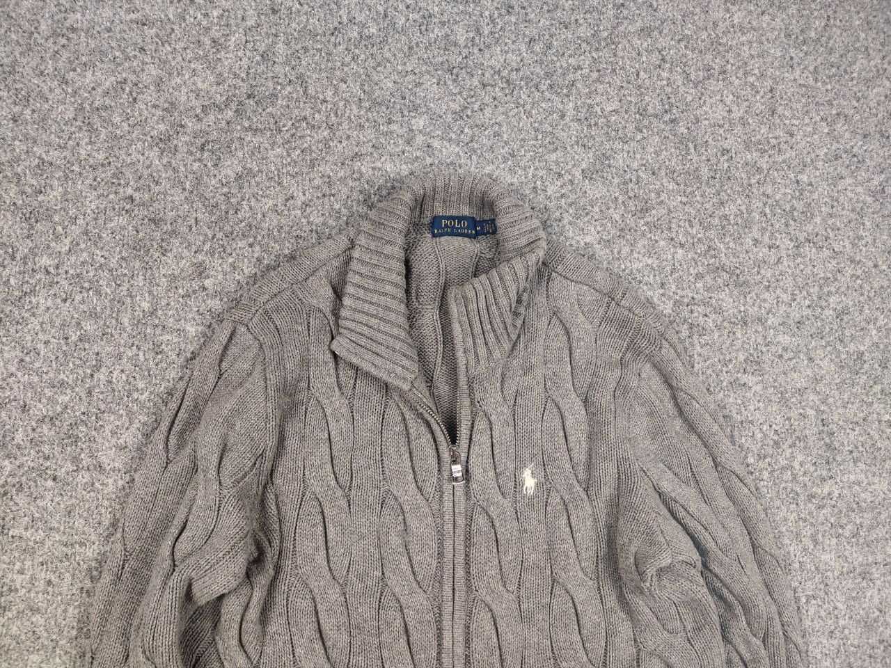 Светр чоловічий Polo Ralph Lauren кофта з замочком вязаний оригінал