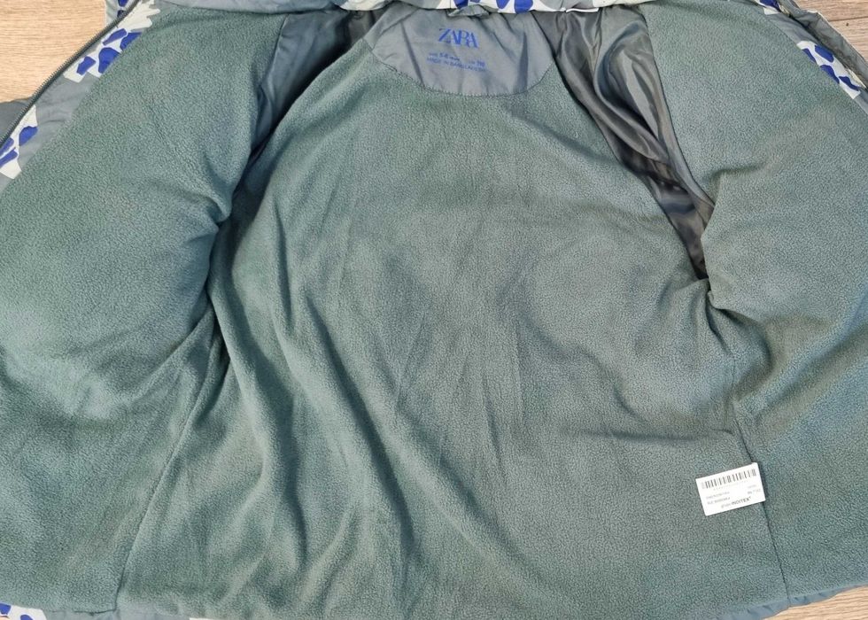 Куртка Zara на флісі  116 р.