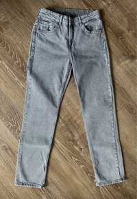 H&m spodnie slim fit 164 szare