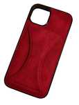 Etui do iPhone 13 6.1 case sztuczna skóra czerwone wino