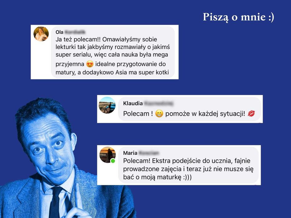 SKUTECZNE KOREPETYCJE | język polski | matura | egzamin ósmoklasisty |