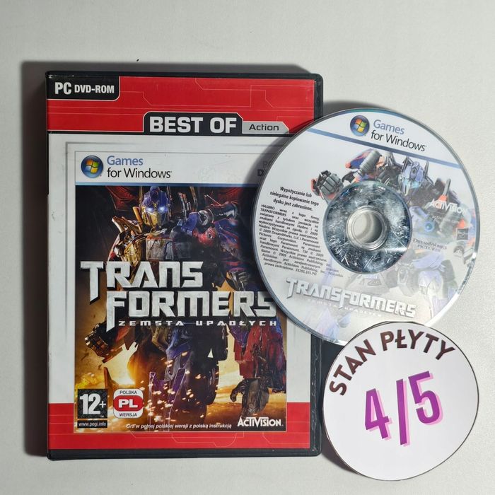 gra pc transformers zemsta upadłych polskie wydanie premierowe