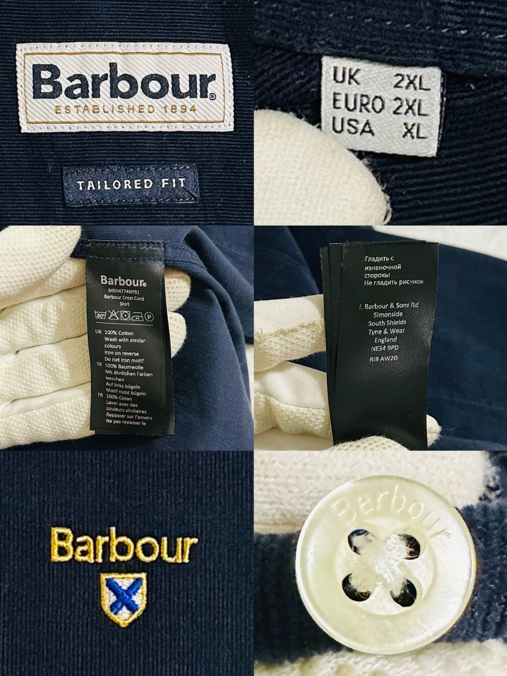 Оригінальна бавовняна сорочка Barbour TAILORED Fit EUR 2XL