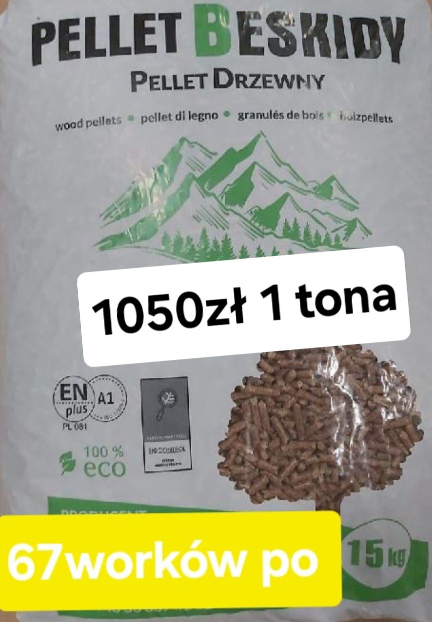 Pellet Beskidy Libiąż 16.24zł  worek możliwy transport oraz wniesienie
