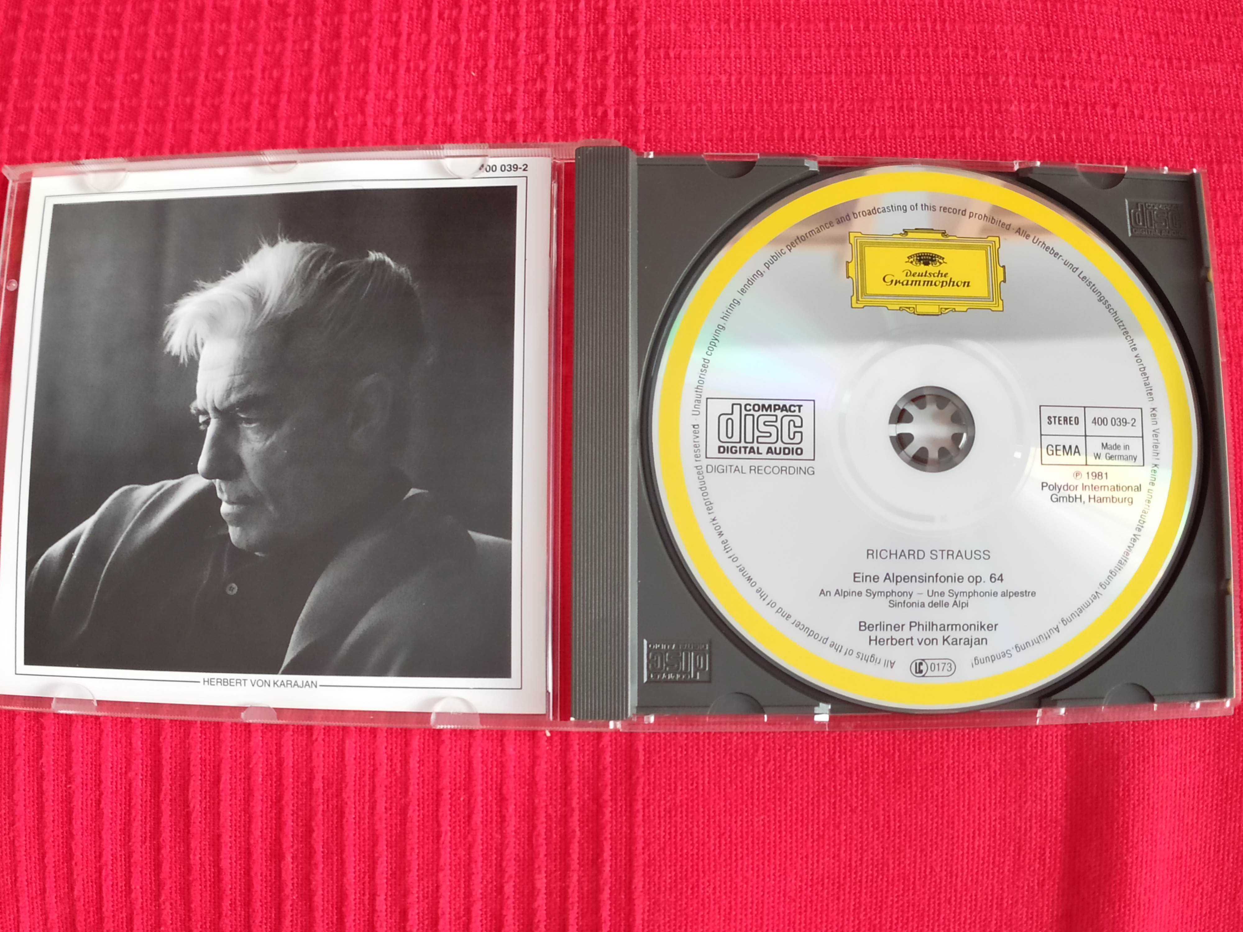 Richard Strauss - Eine Alpensinfonie - Herbert von Karajan (CD)