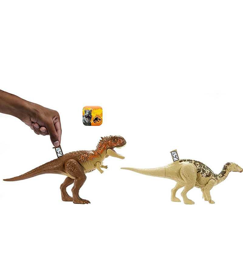набор 2 динозавра Игуанадон Скорпиовенатор Jurassic World Mattel HLN15