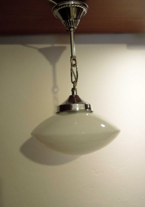 Candeeiro Art Deco anos 50 - Mid century ArtDeco light fixture Vintage