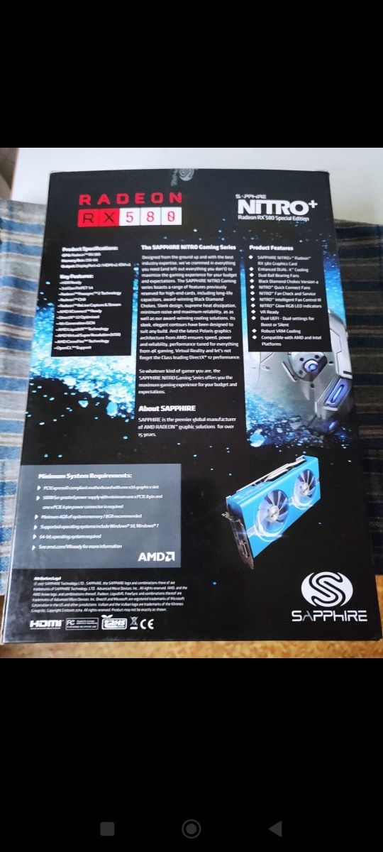 Sapphire Nitro + Radeon RX 580 8 гб