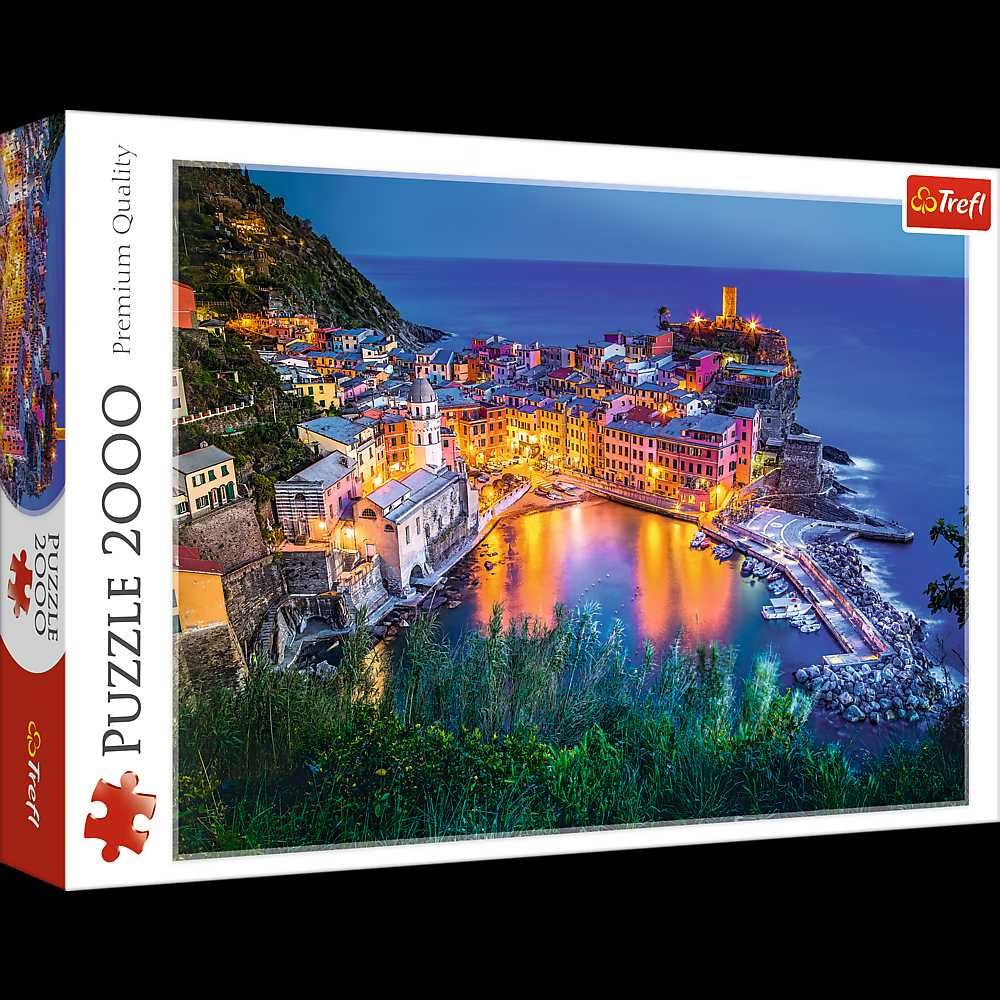 Puzzle 2000 trefl Vernazza o zmroku