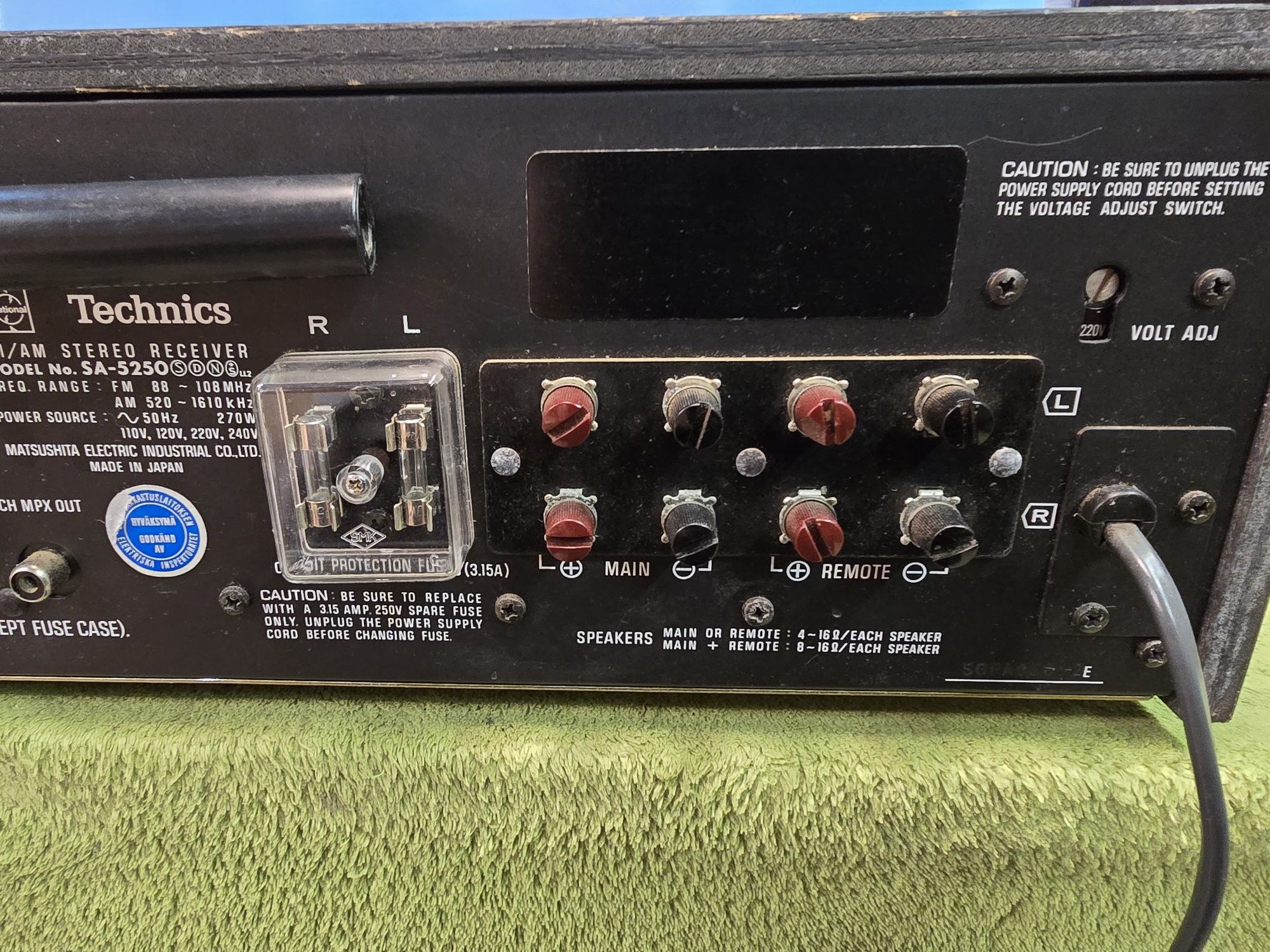 TECHNICS SA-5250 amplituner stereo 4.0 vintage.