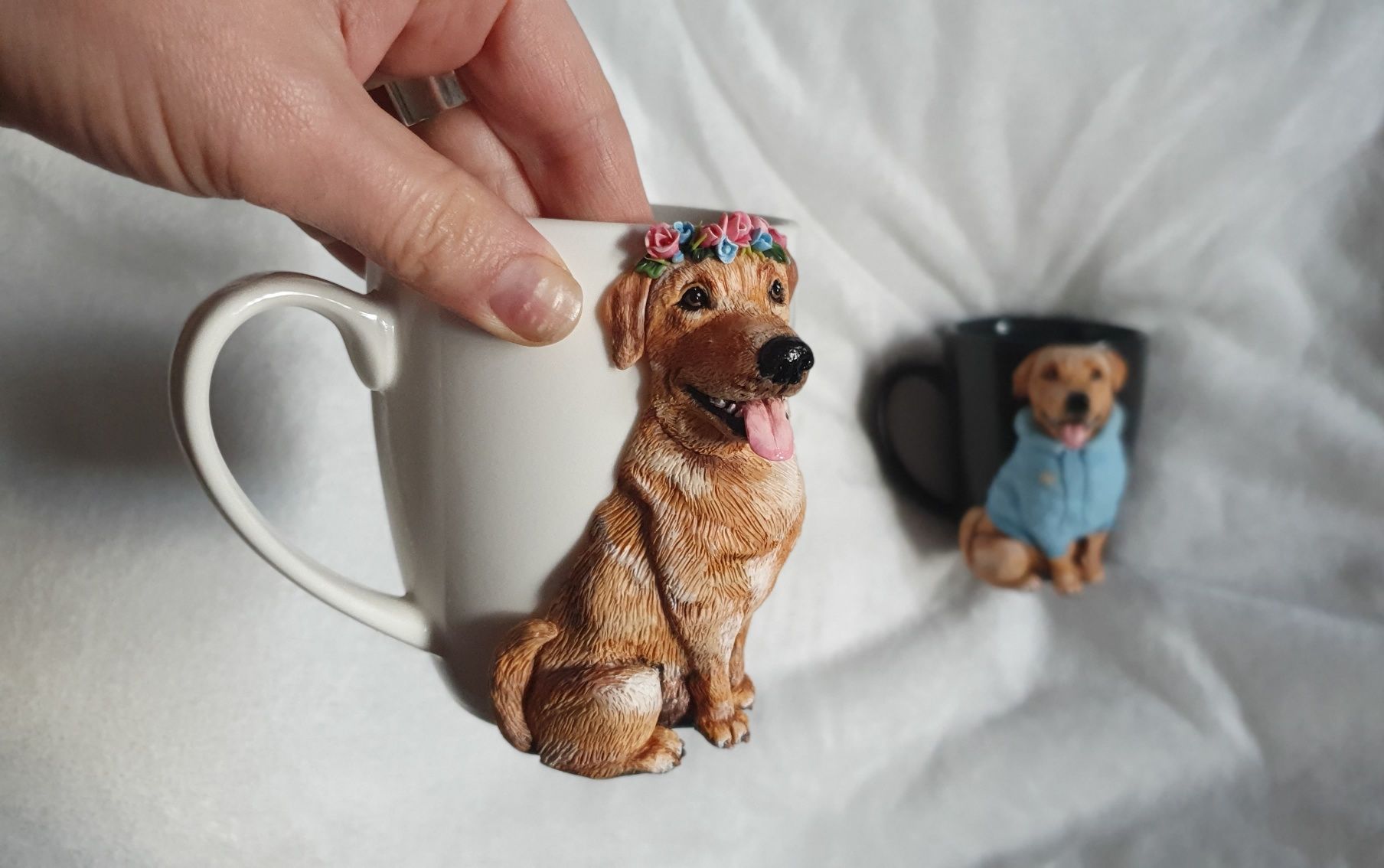 Портрет по фото, портретна чашка,  портрет подарунок,  собака