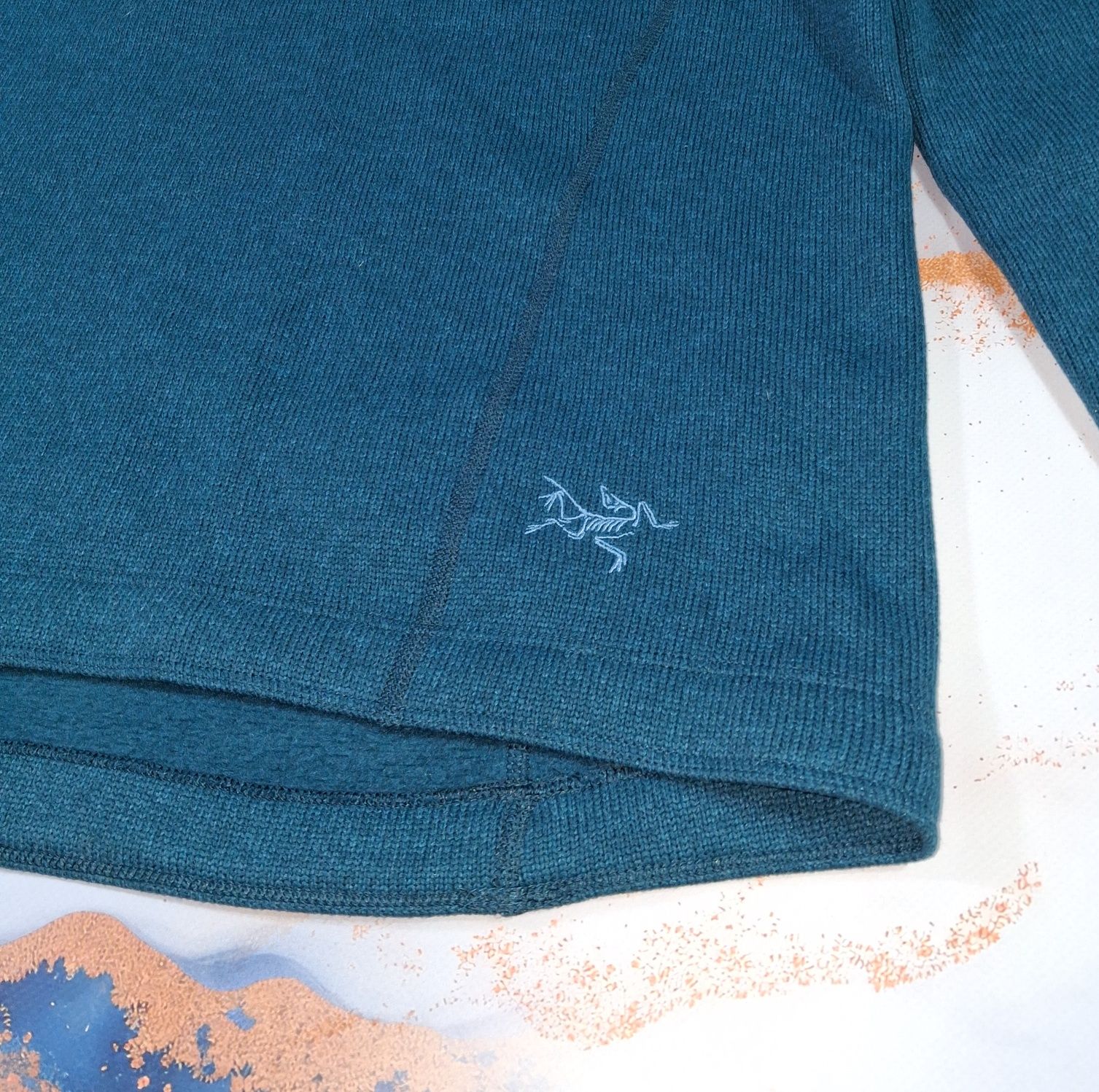 Кофта флисовая с горлом Arcteryx женская флиска свитер