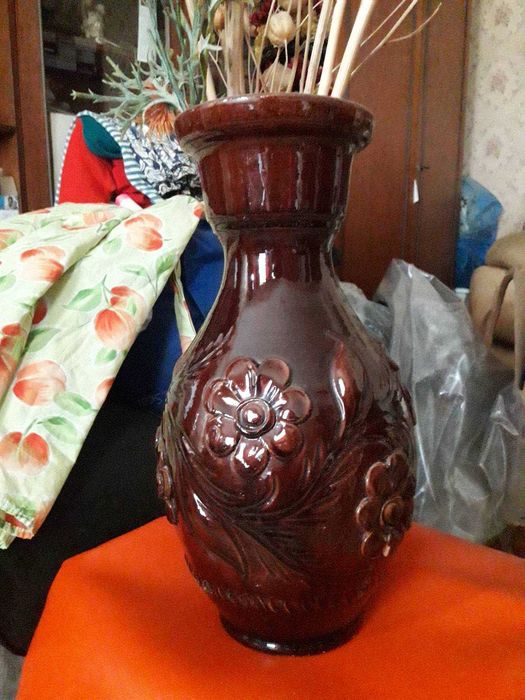 Ваза керамічна для квітів Васильківська майолика