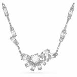 Naszyjnik Swarovski - Gema Flower, White, Silver