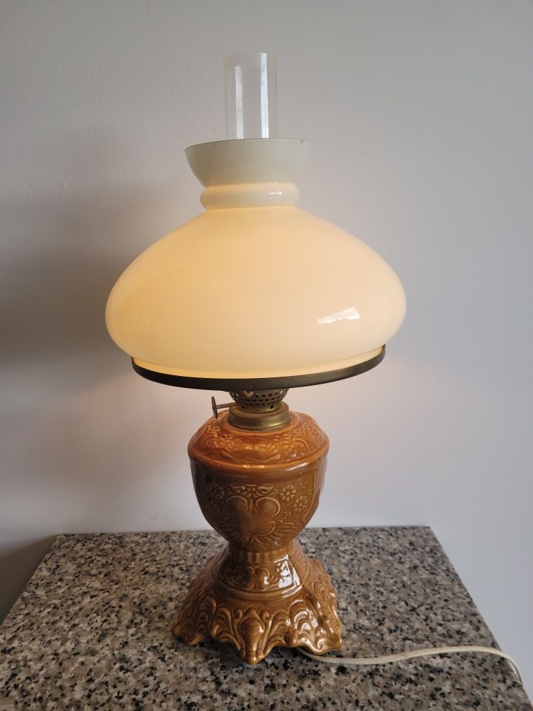 Stara lampka ceramiczna retro