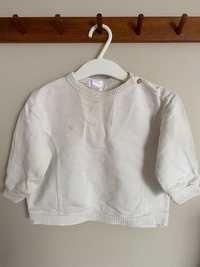 Biała bluza oversize Zara rozm 74