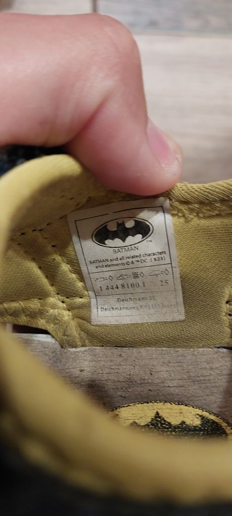Buty sandalki 25 sandały batman dla chłopca