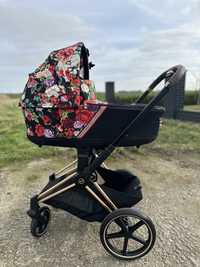 Sprzedam gondole Cybex Priam 4.0 Spring Bloss Dark