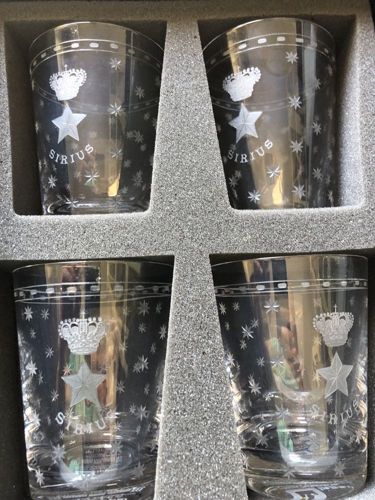 conjunto de 4 copos Sírius da Atlantis