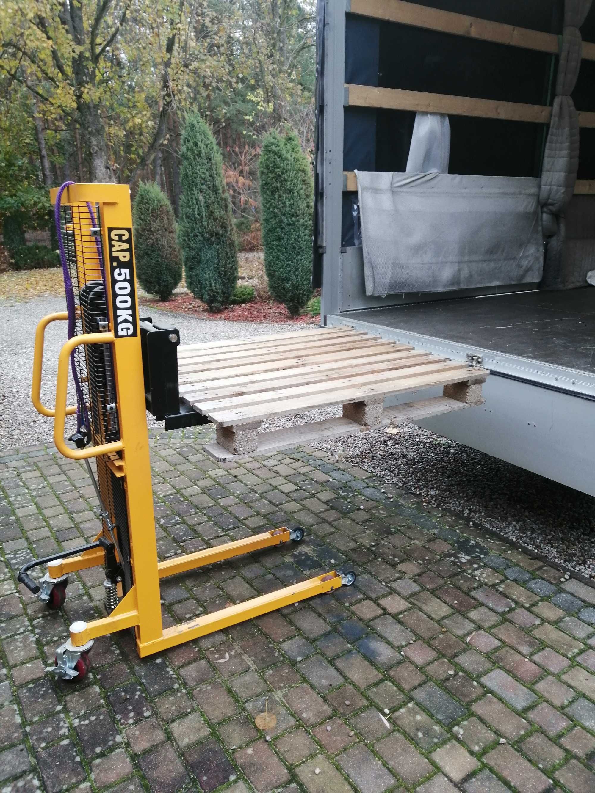 Podnośnik hydrauliczny zamiast windy