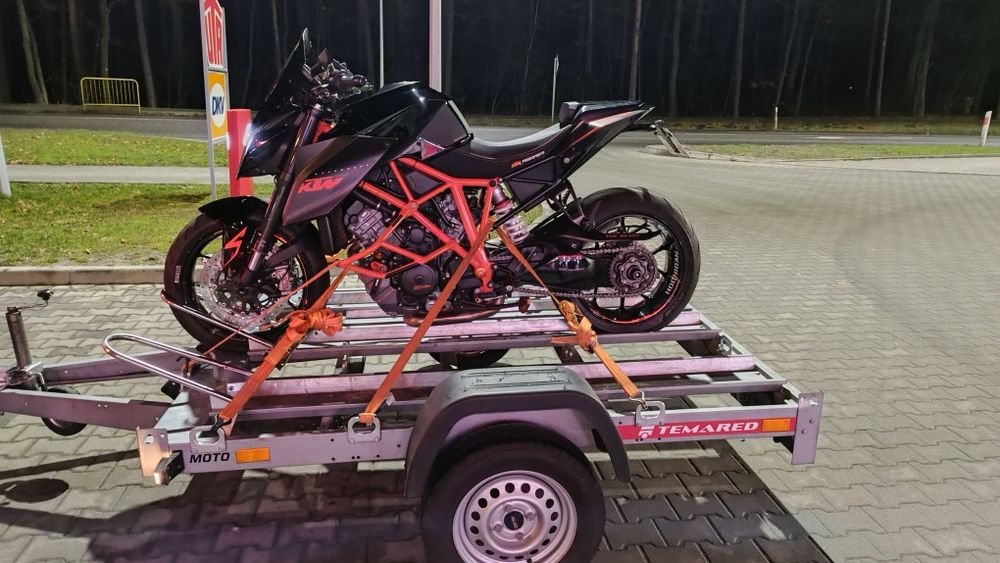 Przyczepa motocyklowa wynajem 3 motocykle