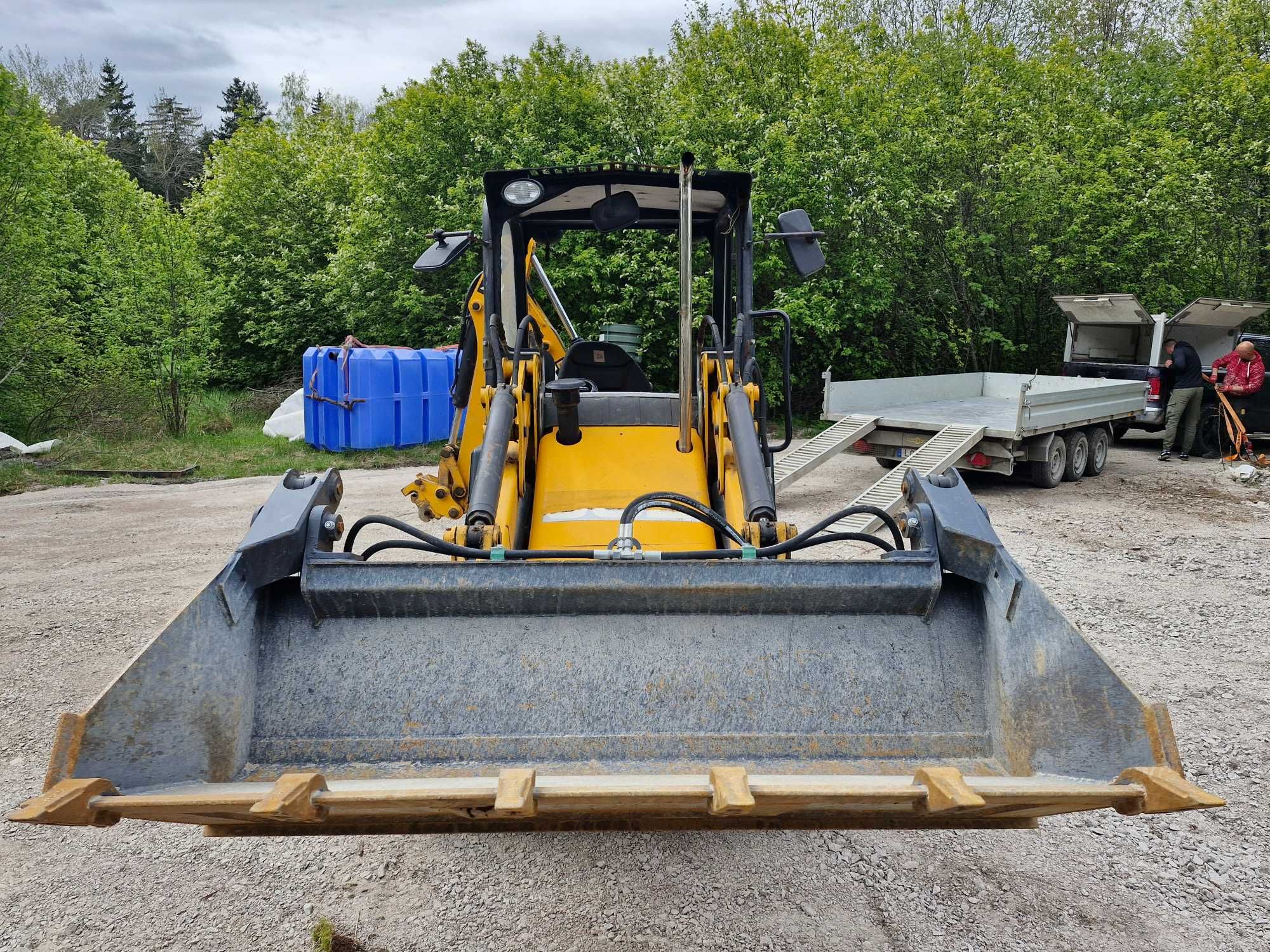 Wynajem Koparki koparko- ładowarki JCB 1CX łyżka, widły, krokodyl