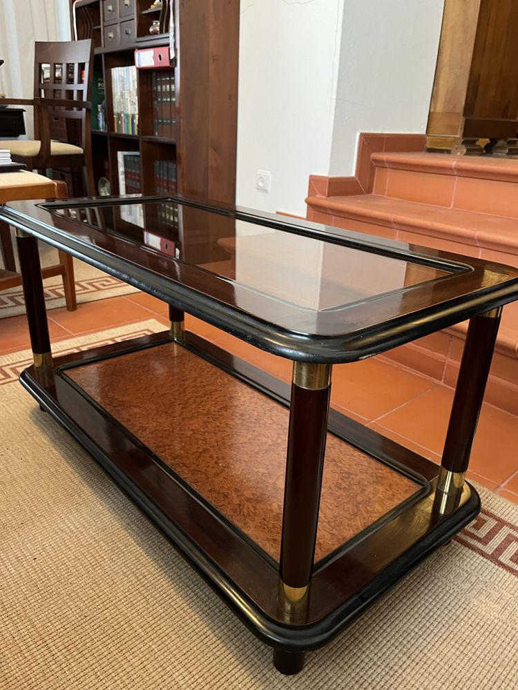 Mesa de sofá em madeira