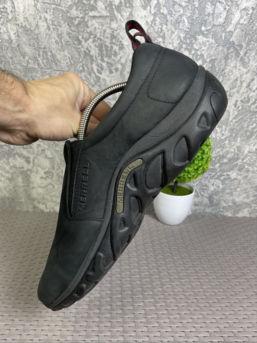 Merrell кроссовки полуботинки 50 размер туфли кожаные черные