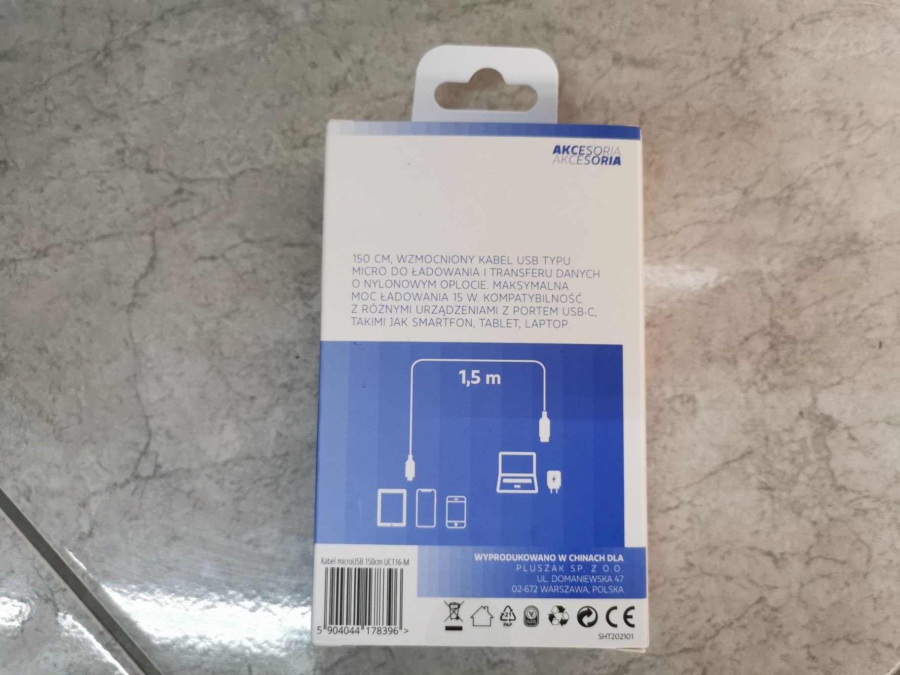 Kabel MICRO USB 150 cm
