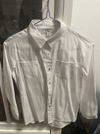 Koszula biała Reserved roz 122 długi rękaw dziewczynka