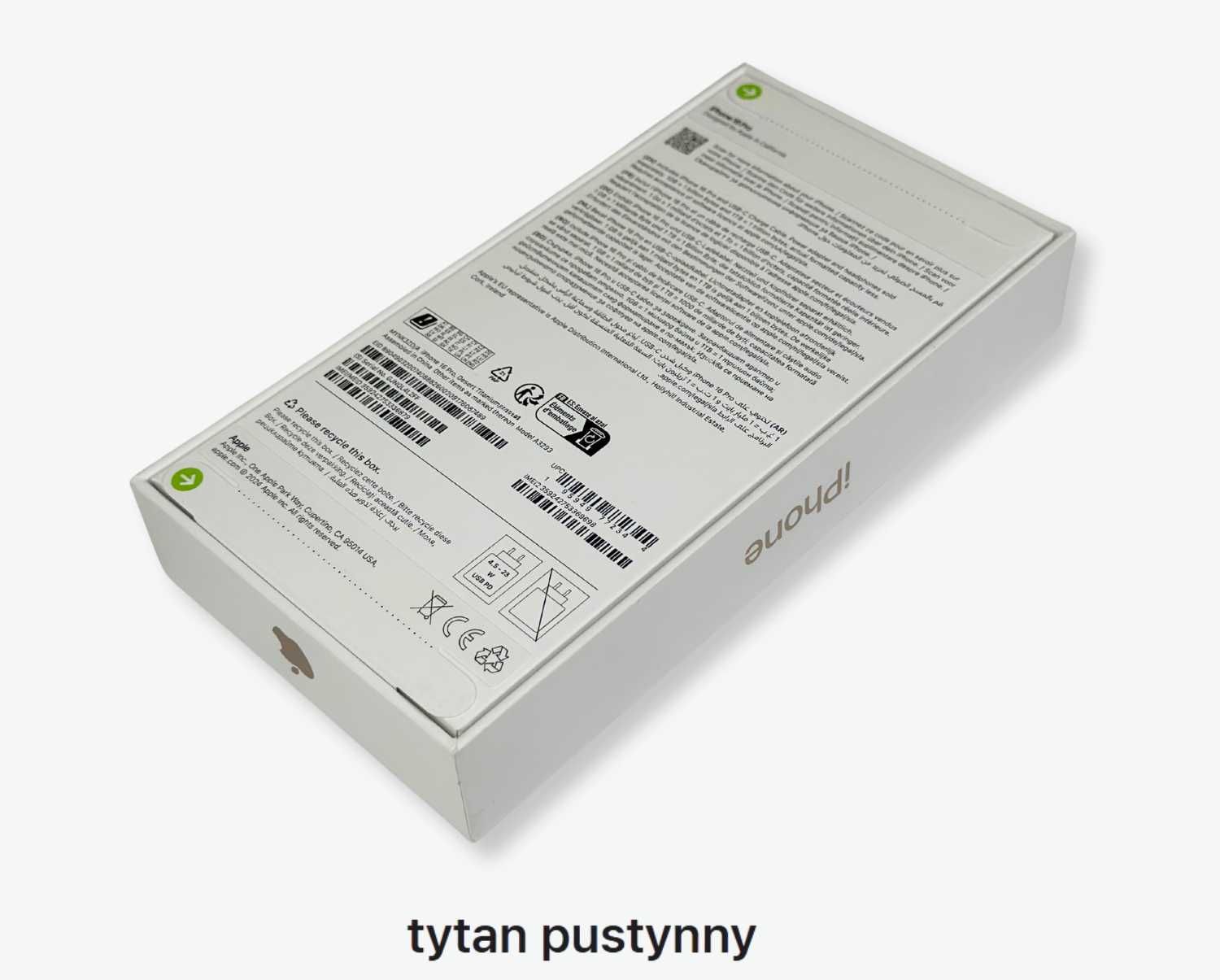 NOWY iPhone 16 Pro 128GB Tytan Pustynny 4100zł Żelazna 89 W-wa