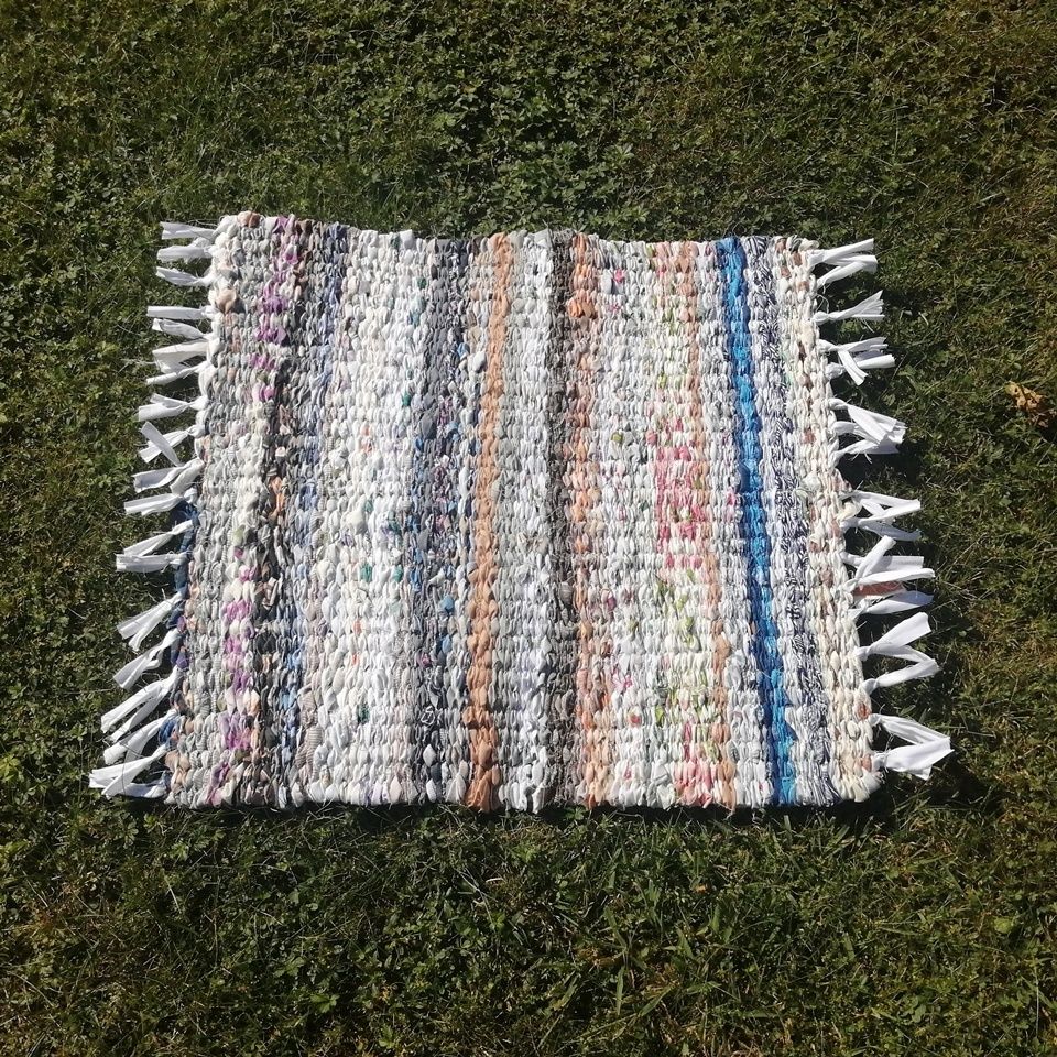 Chodnik dywan 50 cm 63 cm tkany handmade
