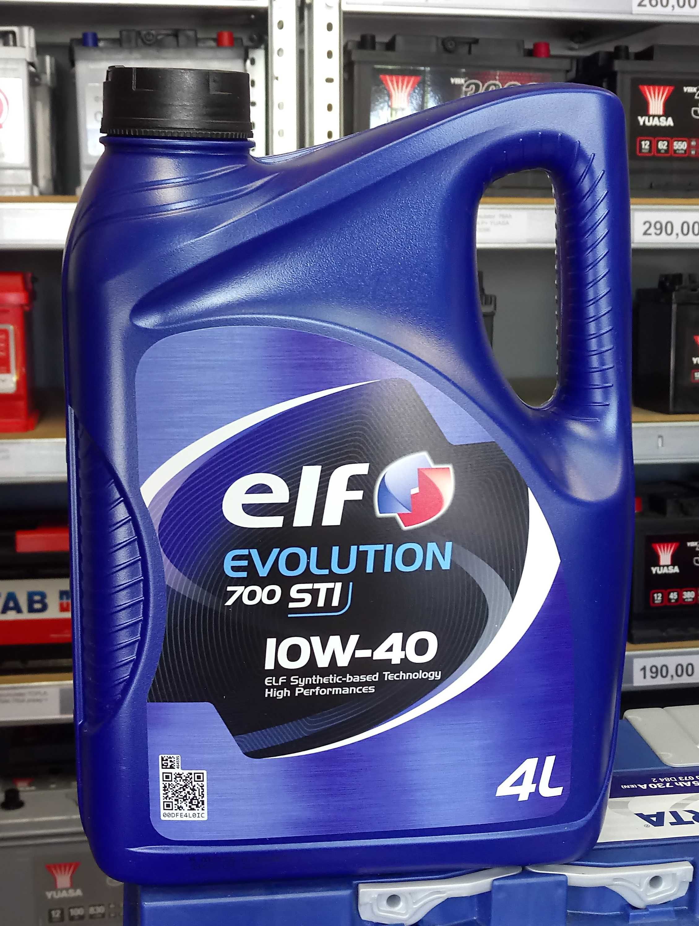 Olej 10W40 4L ELF evolution 700STI Oryginał półsyntetyczny