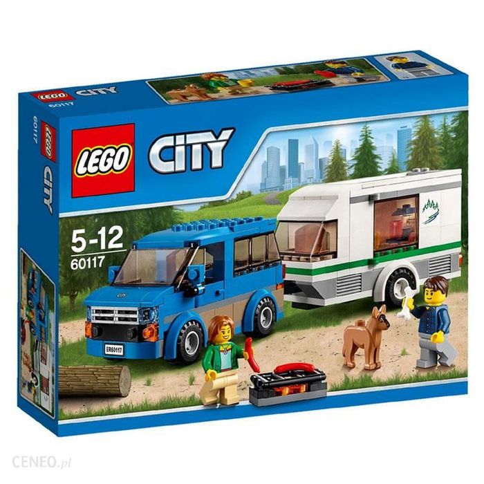 Lego City Van z przyczepą kempingową 60117