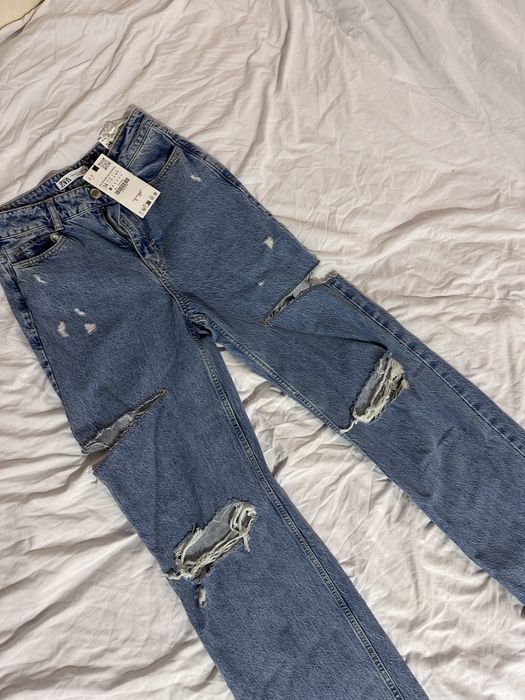 Джинси Zara. Mid Rise Straight. 34р.
