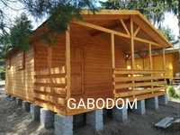 Domek drewniany letniskowy ogrodowy 35m2 domki  altana montaż w cenie