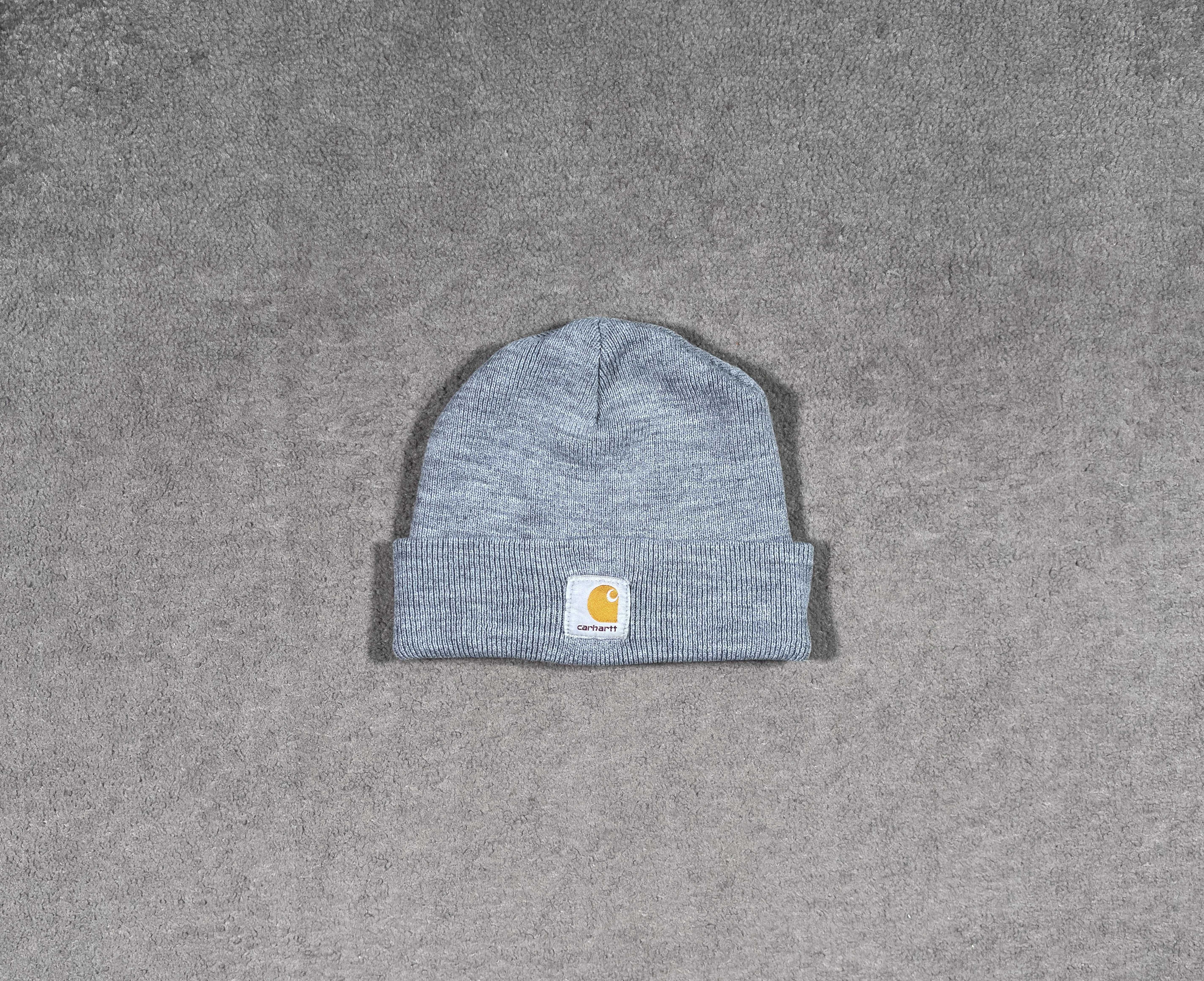 Czapka Carhartt Uniwersalna Szara Zimowa Haft Logo