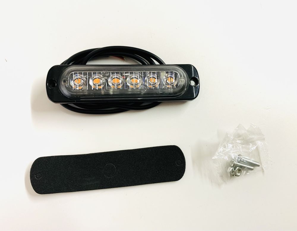 Lampy błyskowe stroboskop LED 10 x 6W 12V-24V 10 funkcji