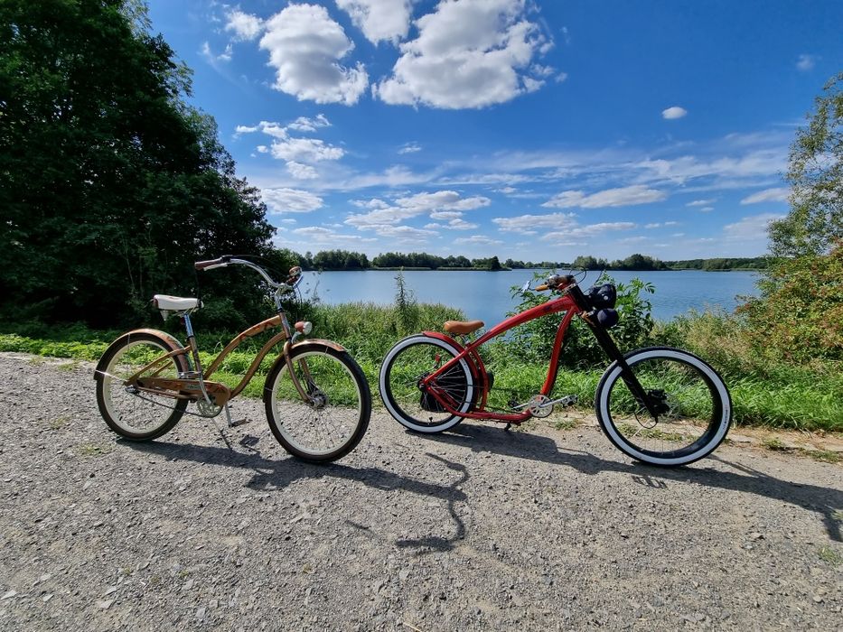 Rower chopper, custom, cruiser