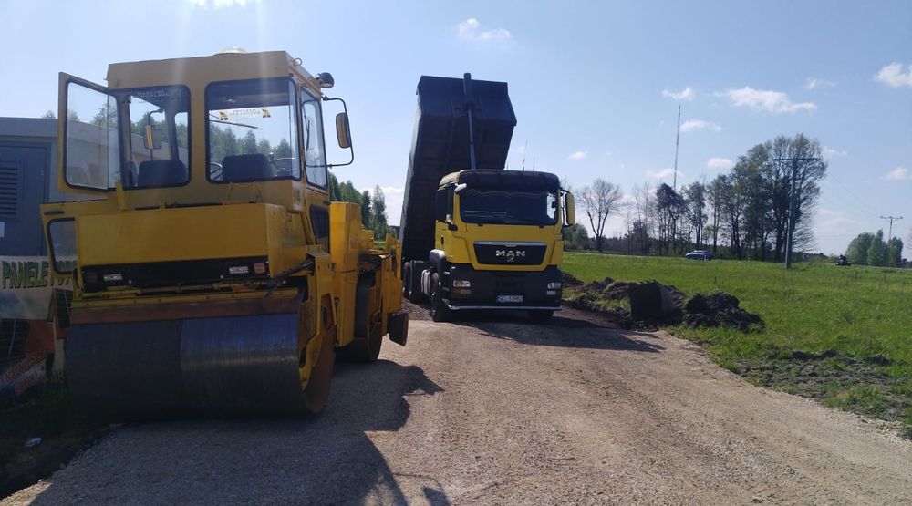 Usługa wynajem walca 7.5 tony