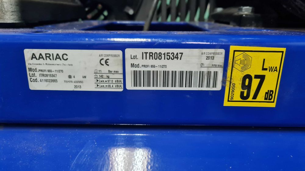 Kompresor sprężarka Metabo 270 L Profi 655- 11/270