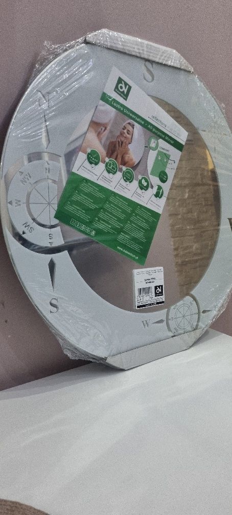 Lustro wiszące 60x60 okrągłe