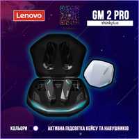 Новые беспроводные TWS наушники Lenovo GM2 Pro (черные)