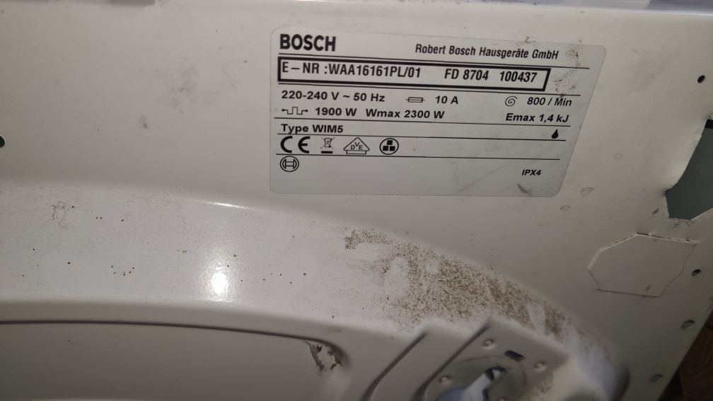 Części bosch classixx 5 pralka