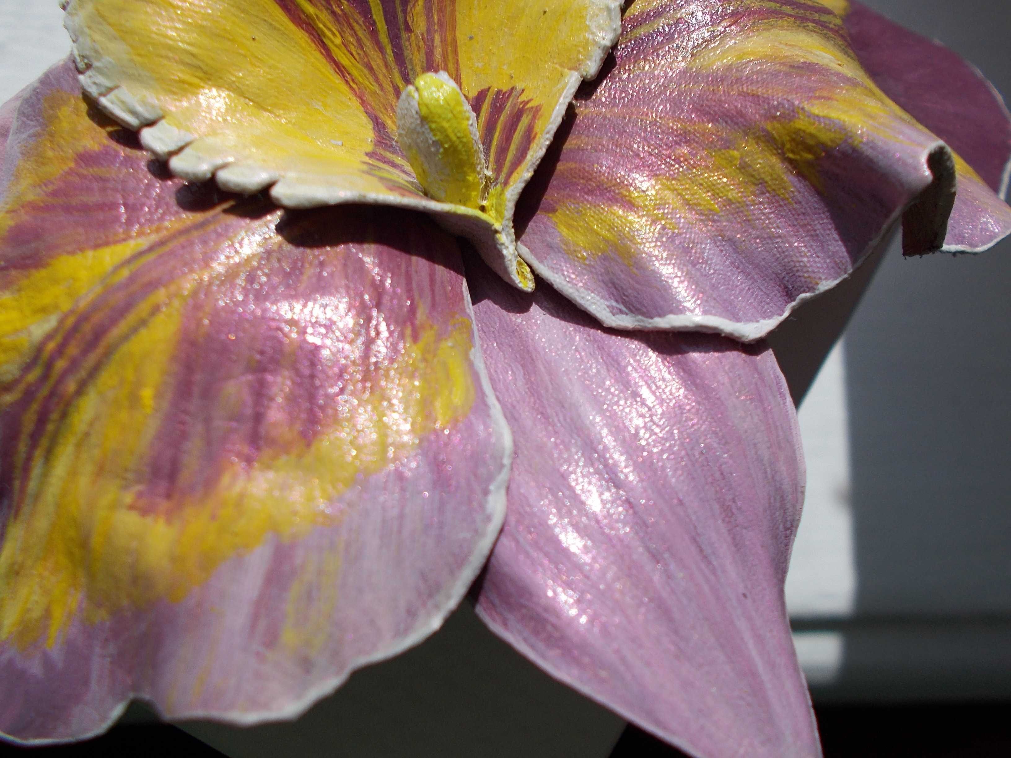 Skóry  Broszki kwiatu Goździka purpury